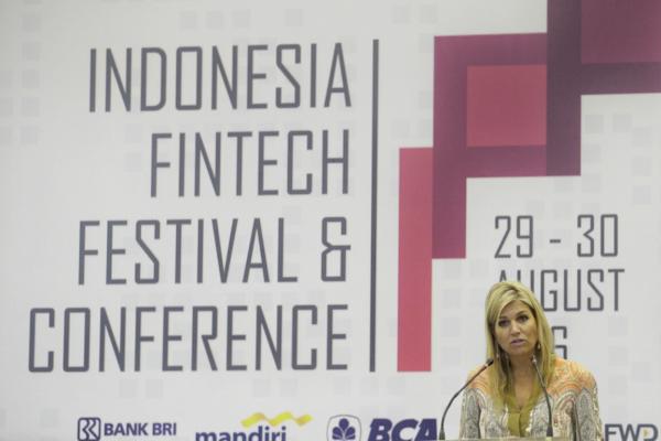 The Special Advocate spoke at a conference on fintech in Jakarta, highlighting the potential of technology to expand financial inclusion.