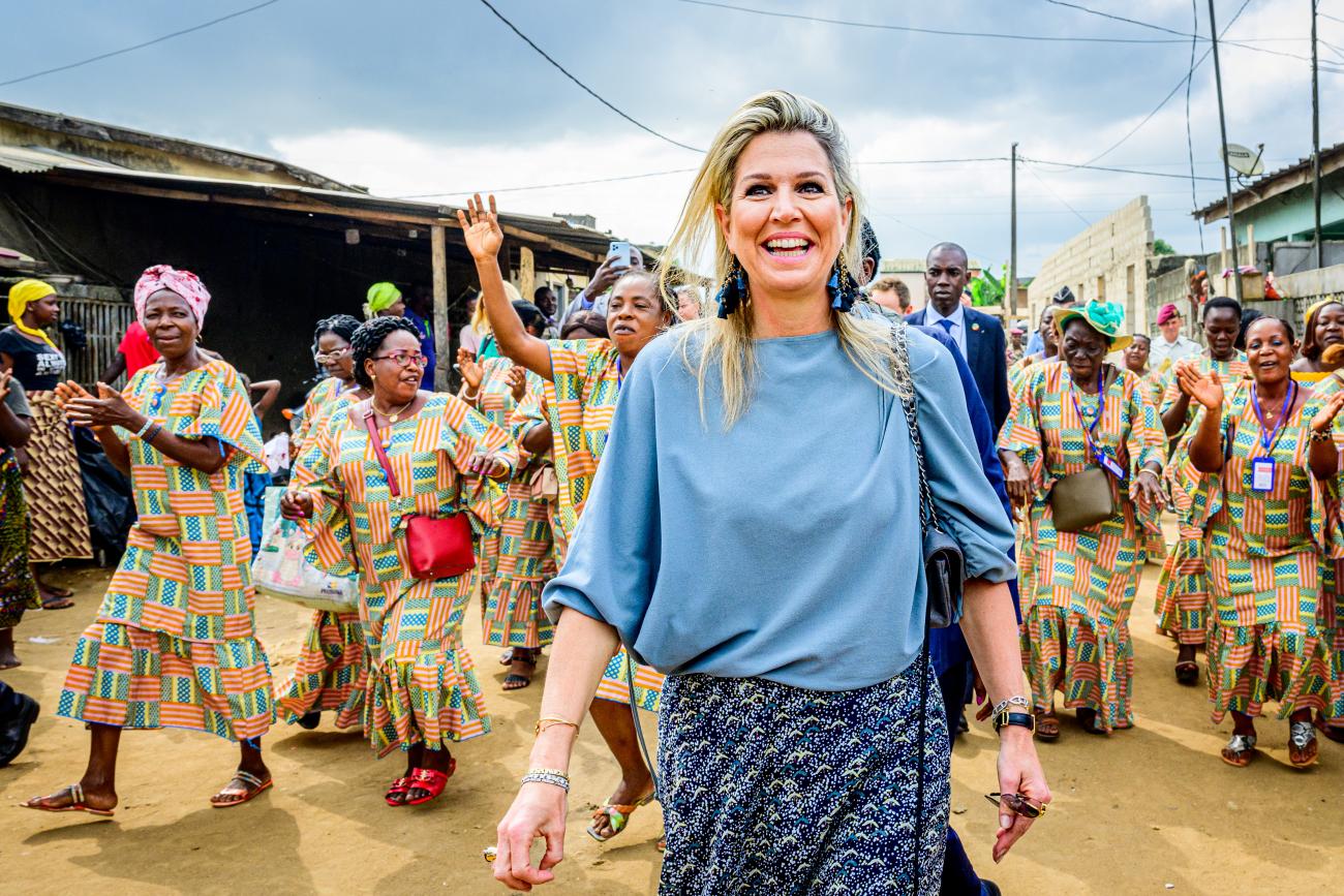 UNSGSA Queen Máxima on a field visit in Côte d'Ivoire