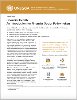Financial Health Summary Report Cover Image