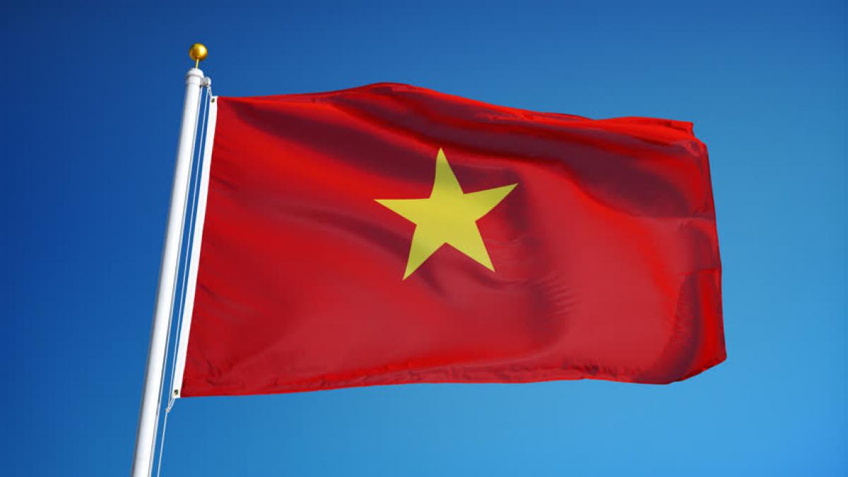 Флаг Вьетнама и Знамя Победы